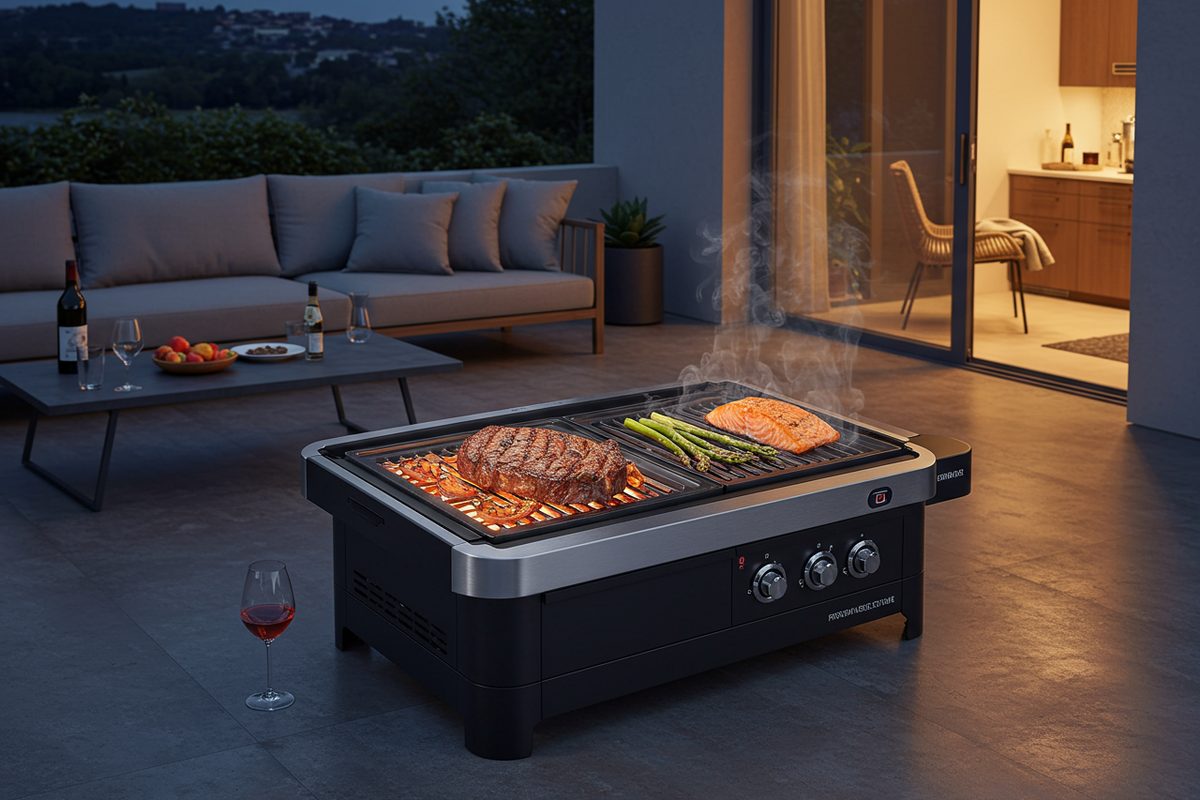 Current Model G+ Dual Zone Electric Grill