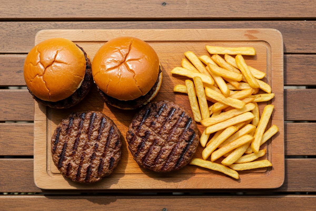 Apartment Balcony Burgers (Smoke-Free Electric Grill)