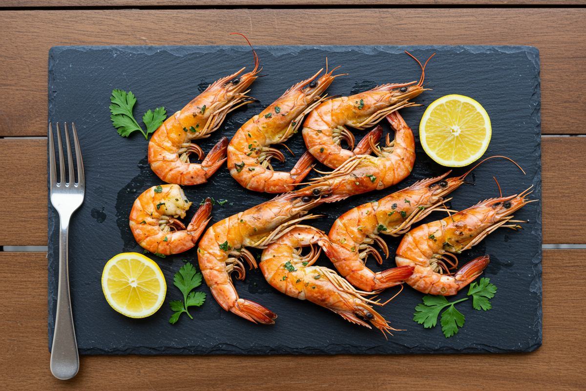 Balcony Grilled Shrimp (No Smoke Alarm)