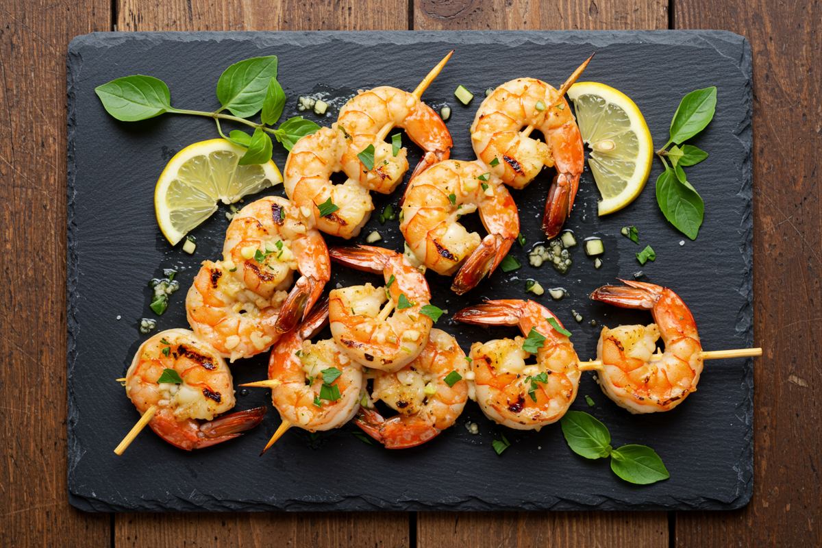 Grilled Shrimp Skewers (15 Minutes)