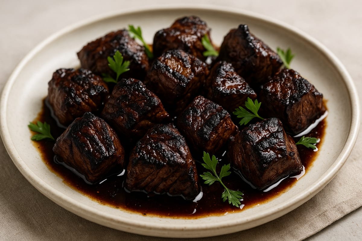 Grilled Balsamic Steak Tips — AI-generated food photo