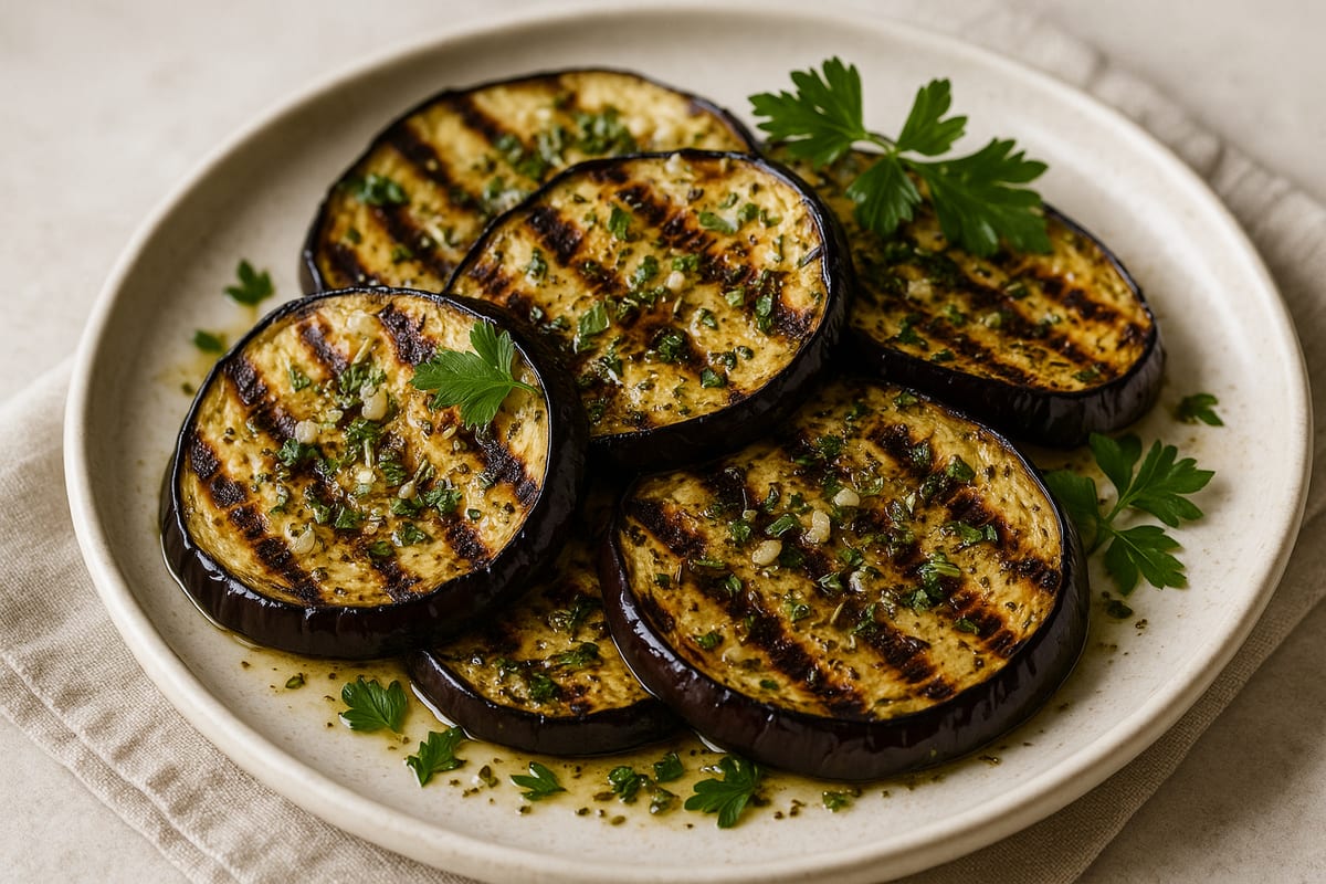 Italian Herb Grilled Eggplant — AI-generated food photo