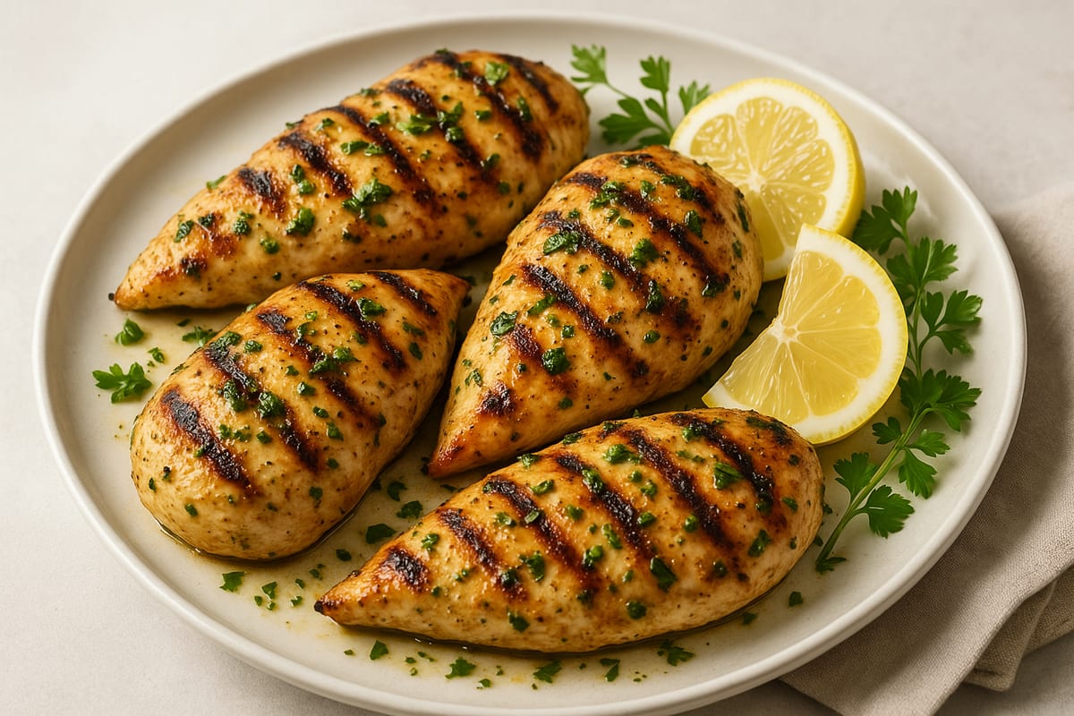 Lemon Herb Grilled Chicken Breasts — AI-generated food photo
