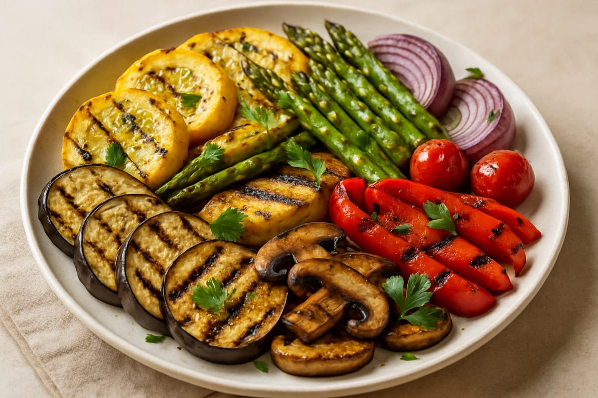Savory Grilled Veggie Platter — AI-generated food photo