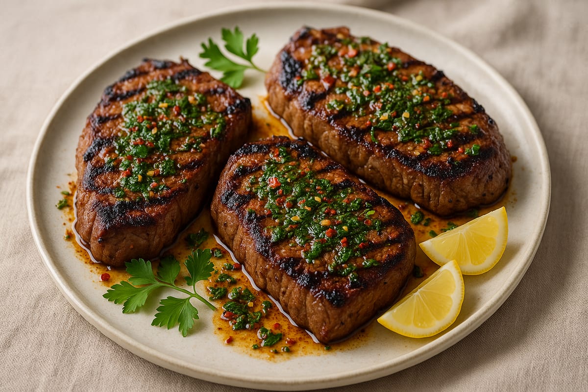 Spicy Herb Grilled Steaks — AI-generated food photo