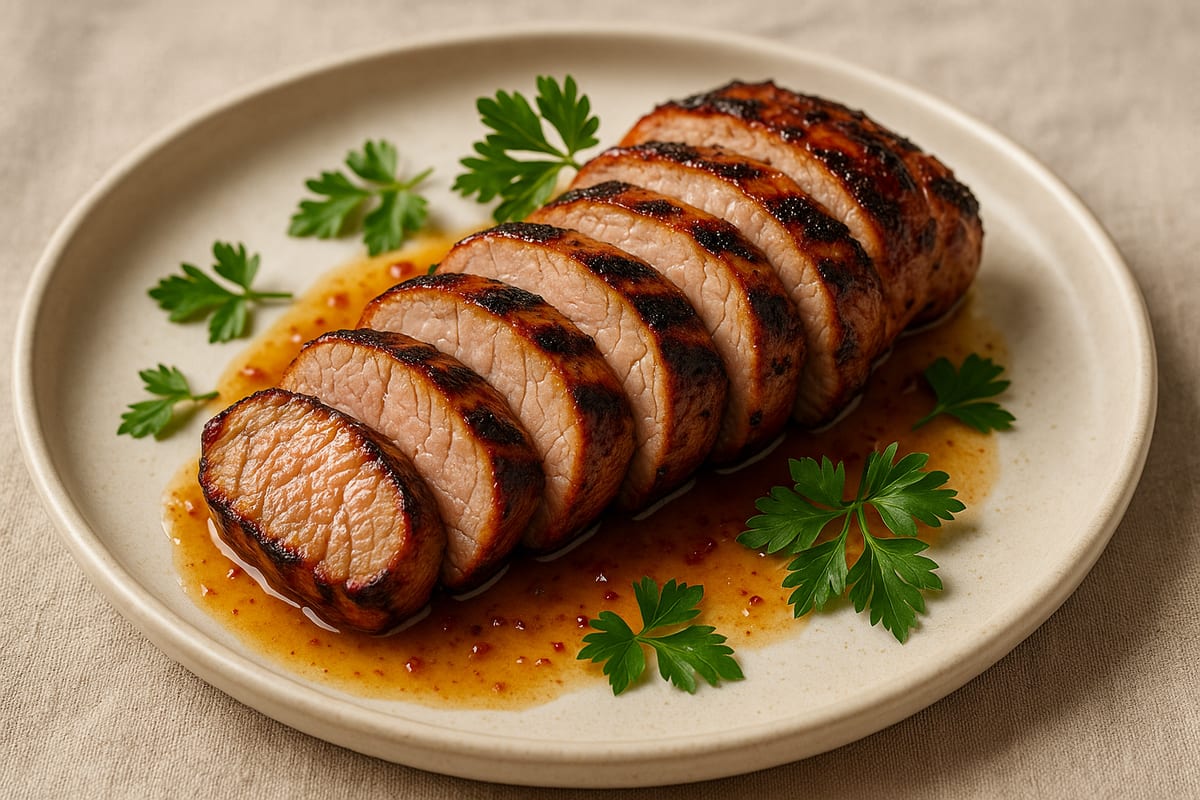 Tangy Grilled Pork Tenderloin — AI-generated food photo