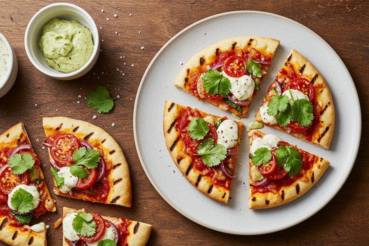 Weeknight Grilled Flatbread Pizza