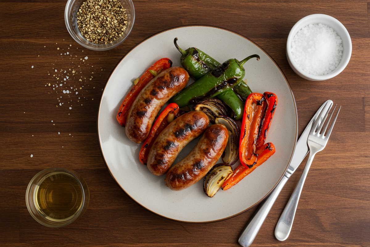 Weeknight Italian Sausages + Peppers